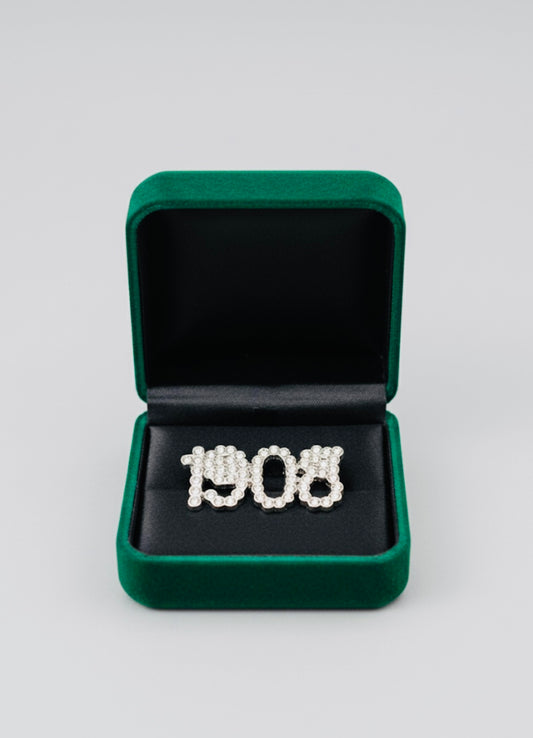 1908 magnet back brooch