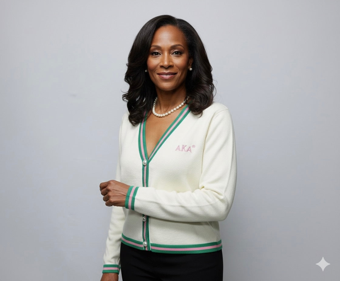 AKA Knit Varsity Cardigan