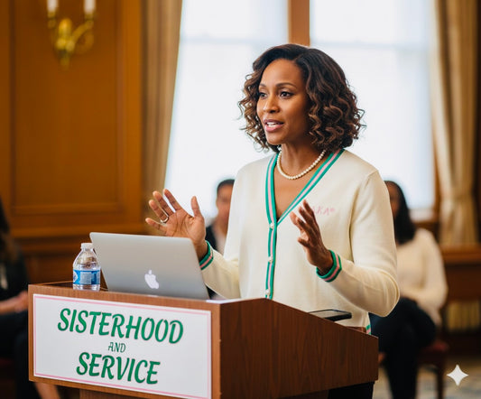 AKA Knit Varsity Cardigan